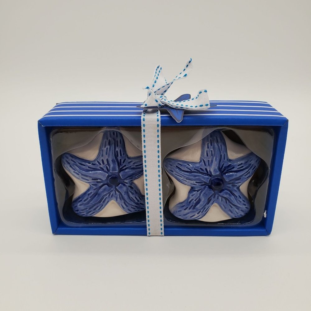 2012 Clayworks Starfish Salt and Pepper Shakers
